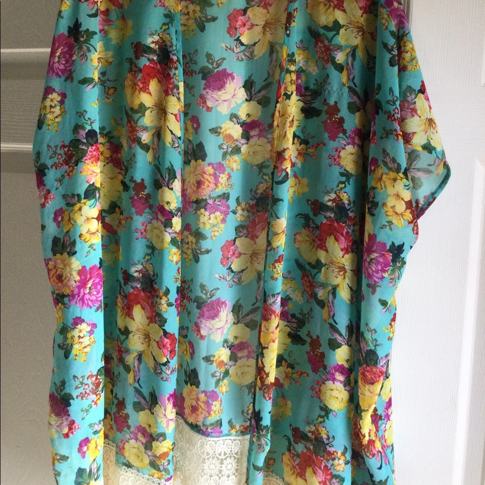 Floral kimono